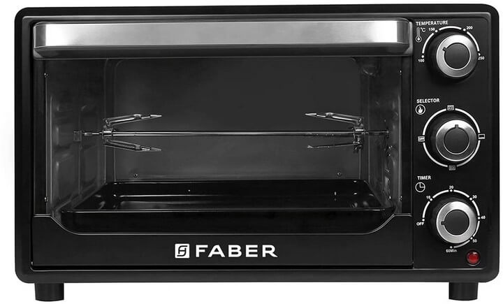 Faber FOTG BK 24 Liter Oven Toaster GrillBlack 24 liter (FOTG BK 24L)